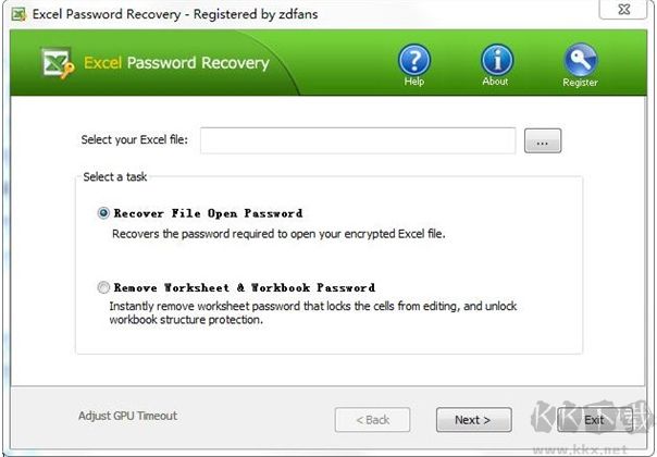 Excel密碼破解工具(Excel Password Recovery)